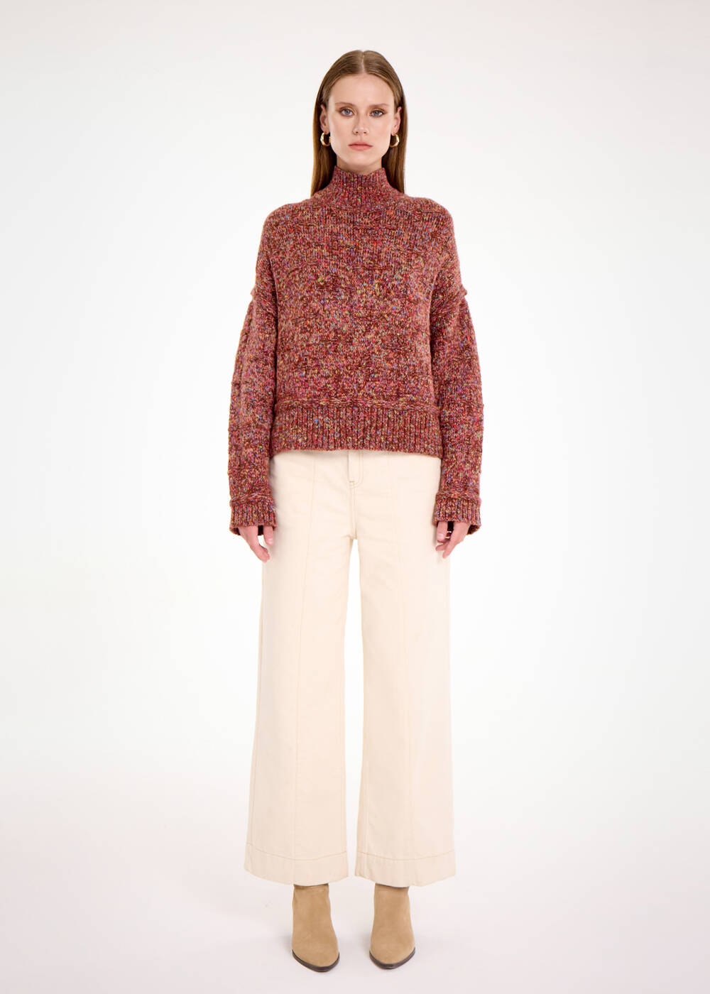 ALPACA BLEND OVERSIZE SWEATER - 2