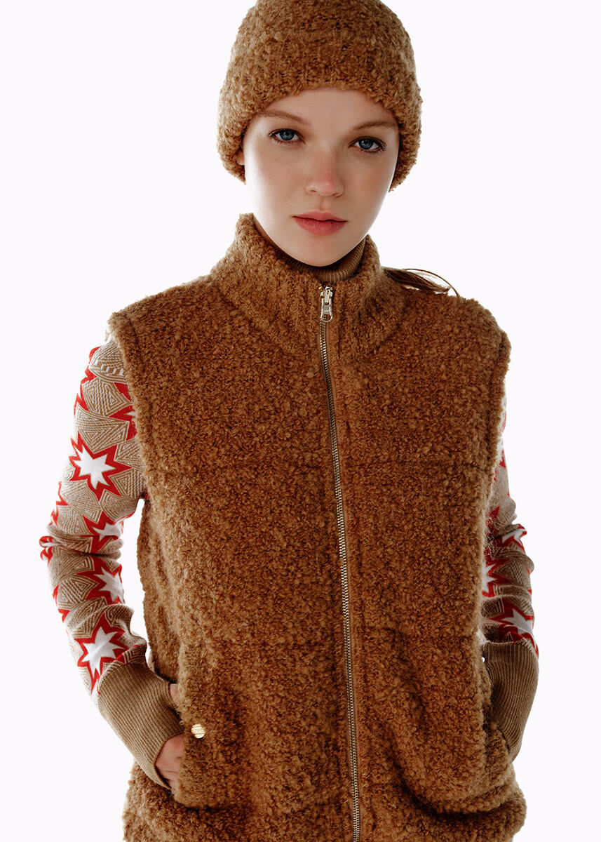 Alpaka Karışımlı Camel Bere - KNITSS