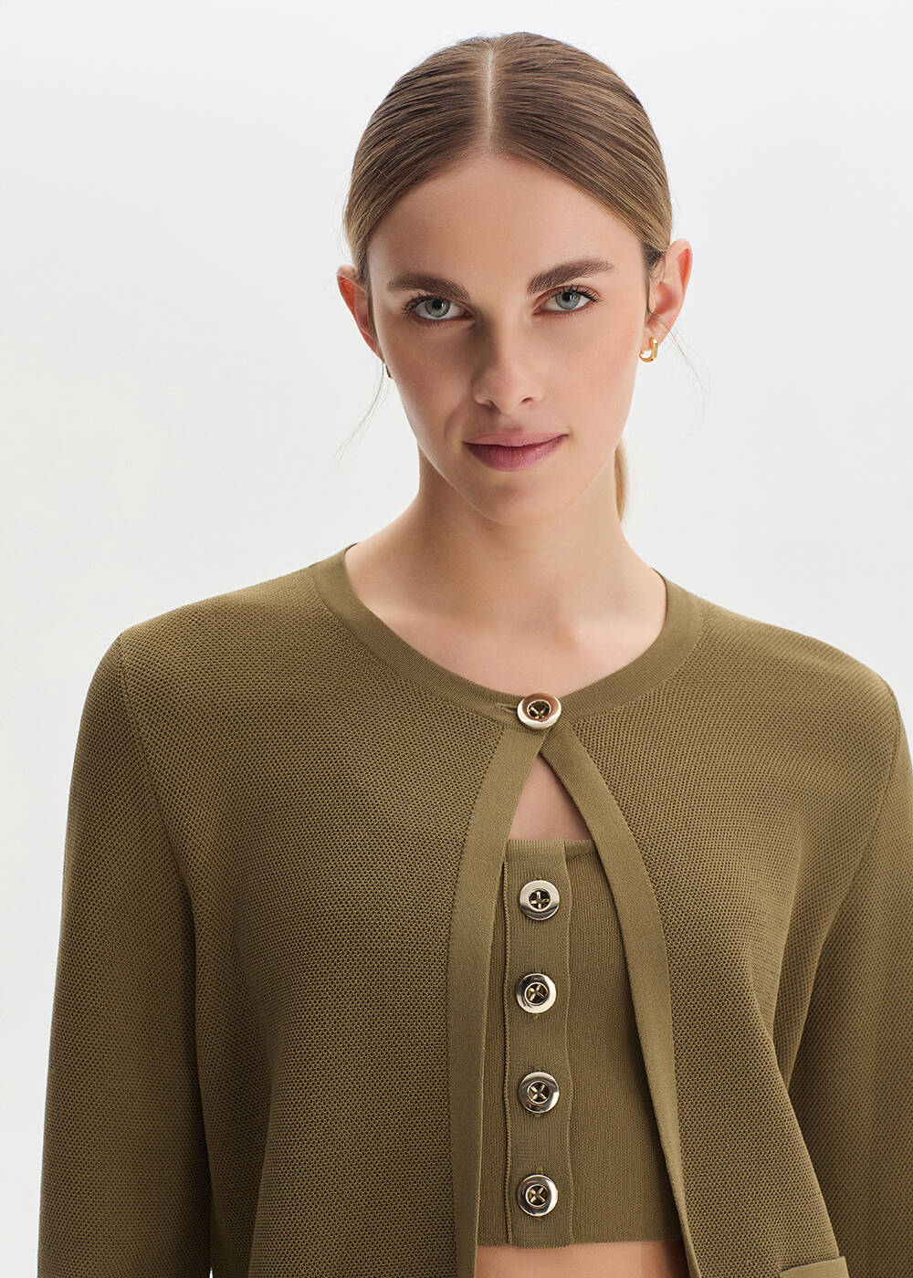 Anıs Regular Fıt Knıt Jacket - 2