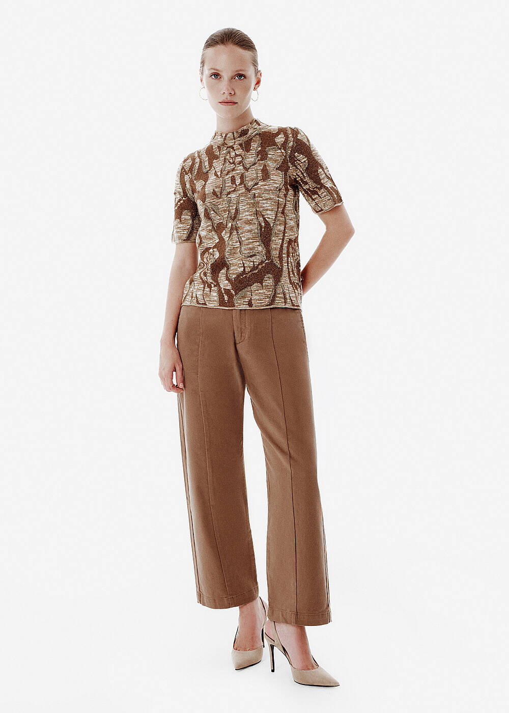Barrel Leng Biscuit Pants - 1