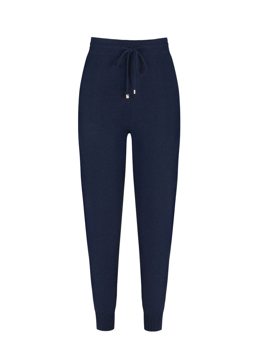 Beli Bağcıklı Lacivert Triko Jogging Pantolon · 8