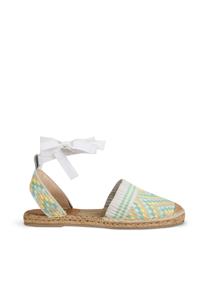 Bilekten Bağlı Çok Renkli Triko Espadril · 6