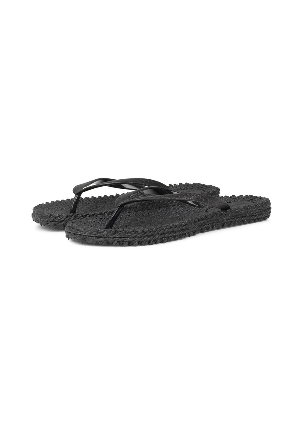 Black Glitter Flip Flops | ILSE JACOBSEN - 2