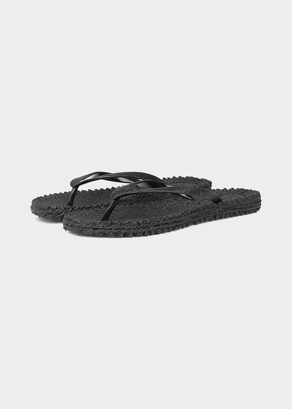 Black Glitter Flip Flops | ILSE JACOBSEN - 2