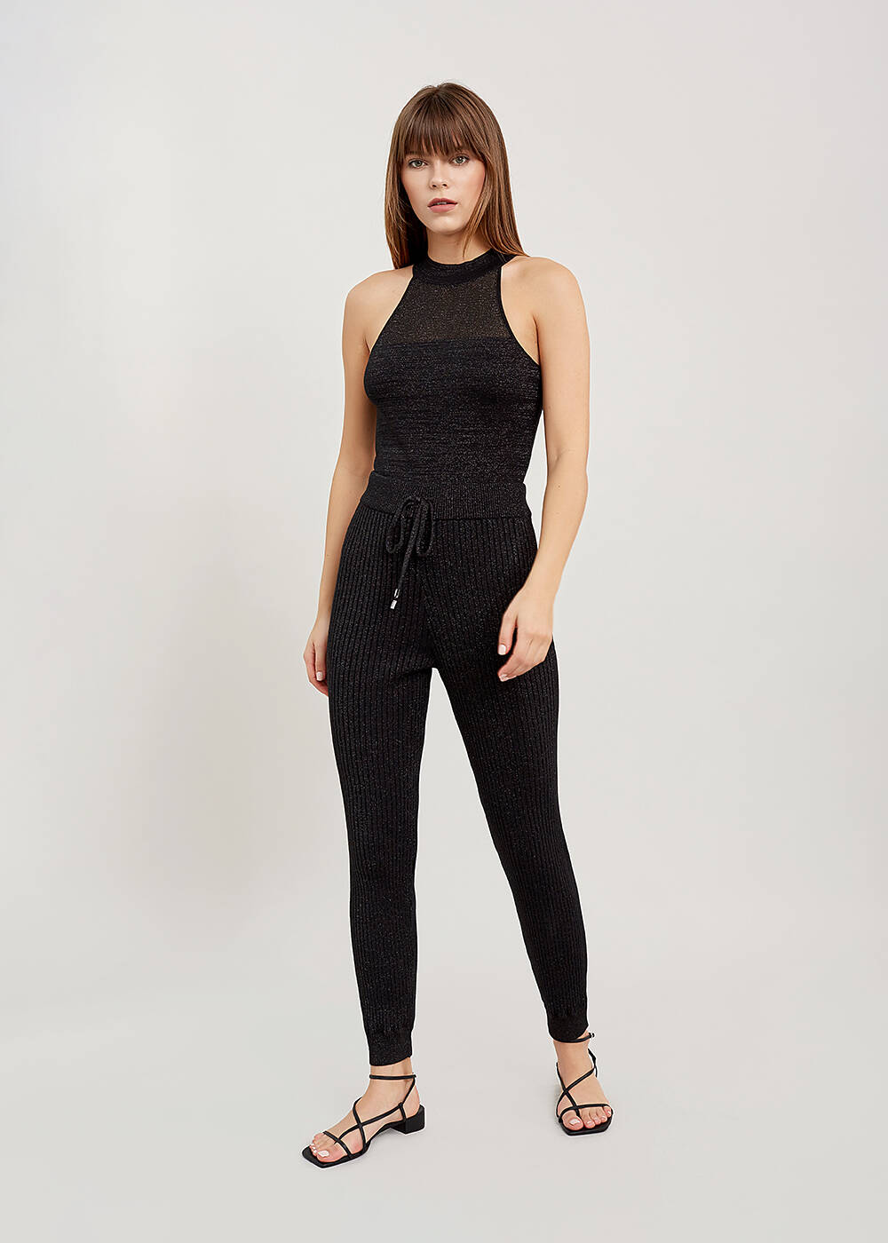 Black Knitwear Bodysuit - 2