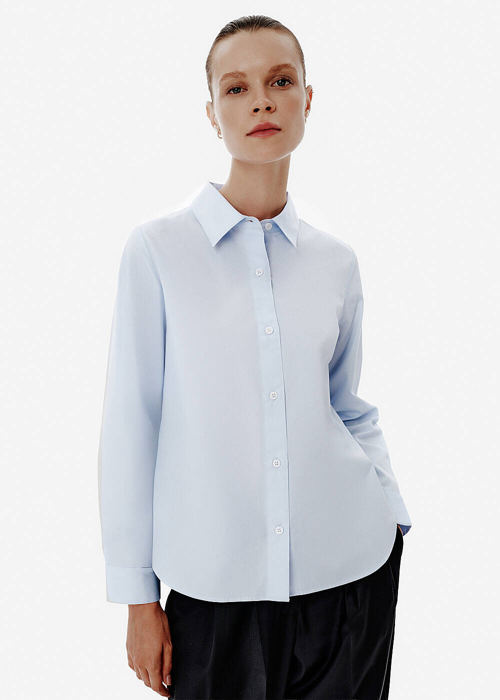 BLUE REGULAR FIT SHIRT - 1