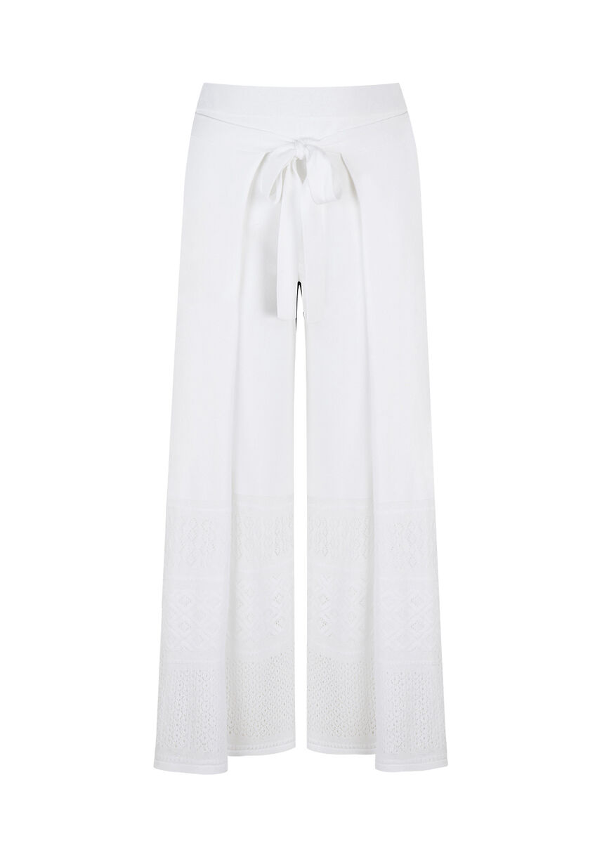 Bohem Tarz Crop Beyaz Triko Pantolon · 8