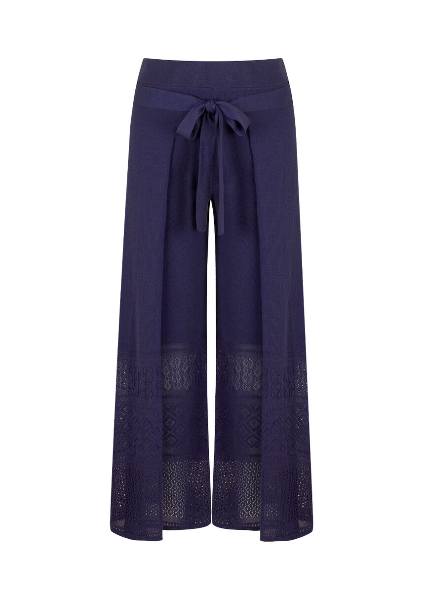 Bohem Tarz Crop Lacivert Triko Pantolon · 8