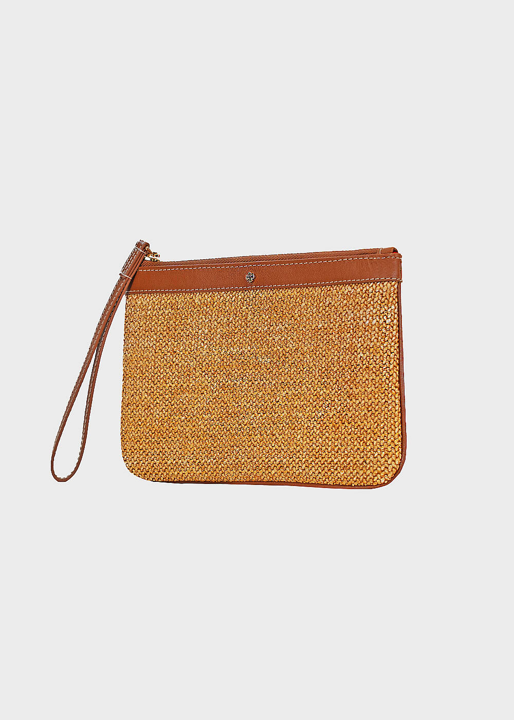 Brown Straw Handbag - Pherahs - 1