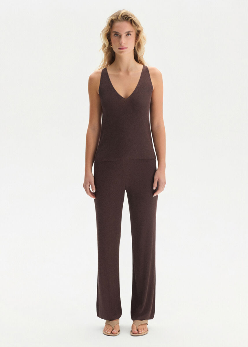 CACAO KNIT PANTS - KNITSS