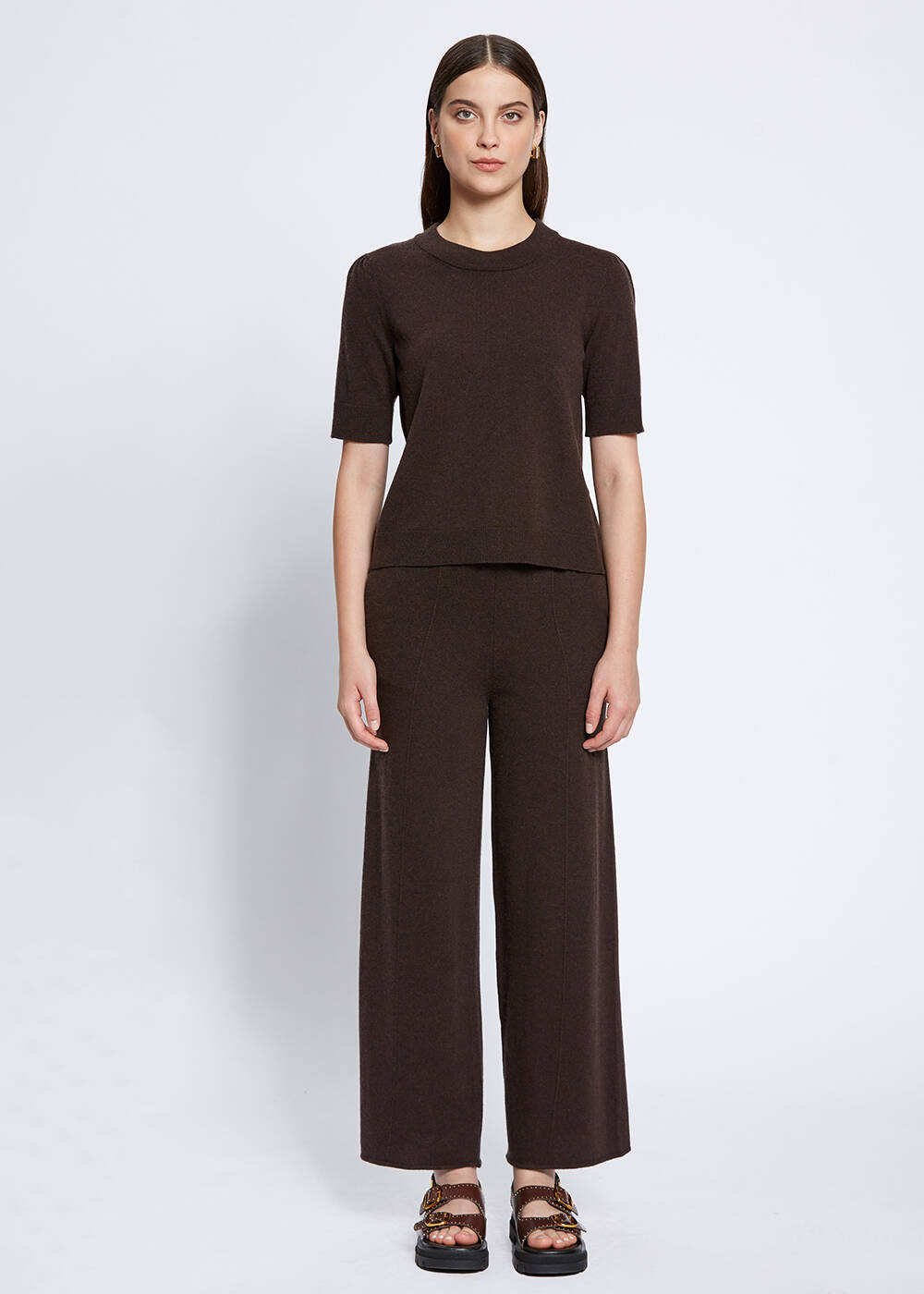 Cashmere Blend Ebony Knıt Top - 2