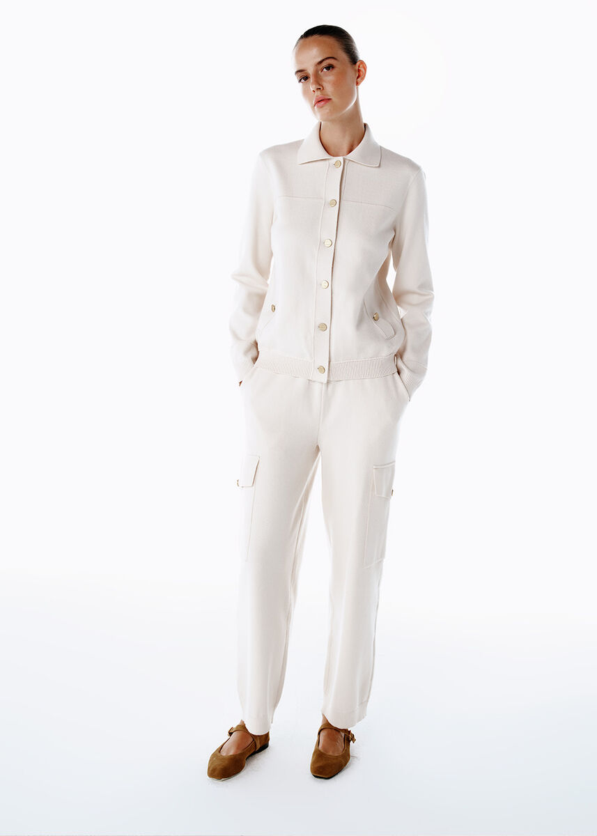 CLOUD KNIT CARGO PANTS - KNITSS