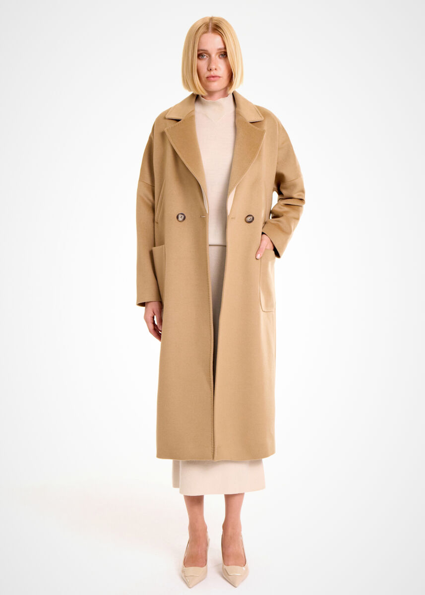 Camel lapel coat outlet