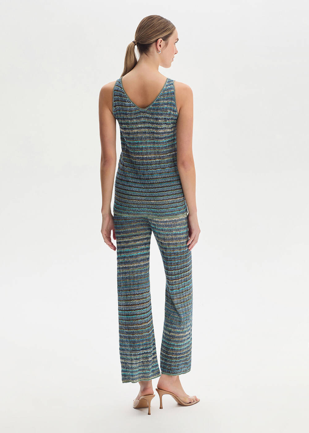 DEGRADE STRIPE FESTIVAL KNIT TOP - 2