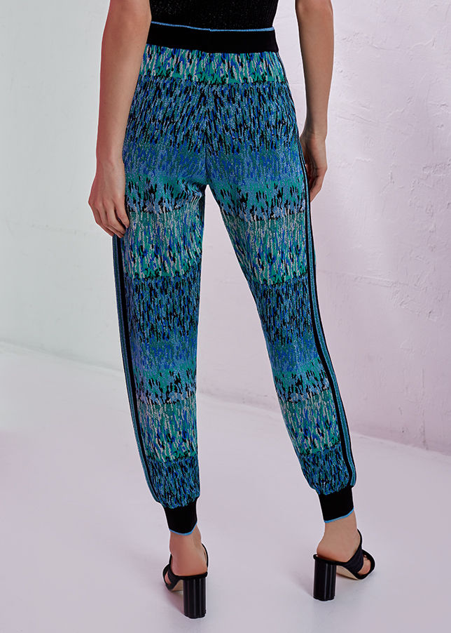 Desenli Joggıng Triko Pantolon · 3
