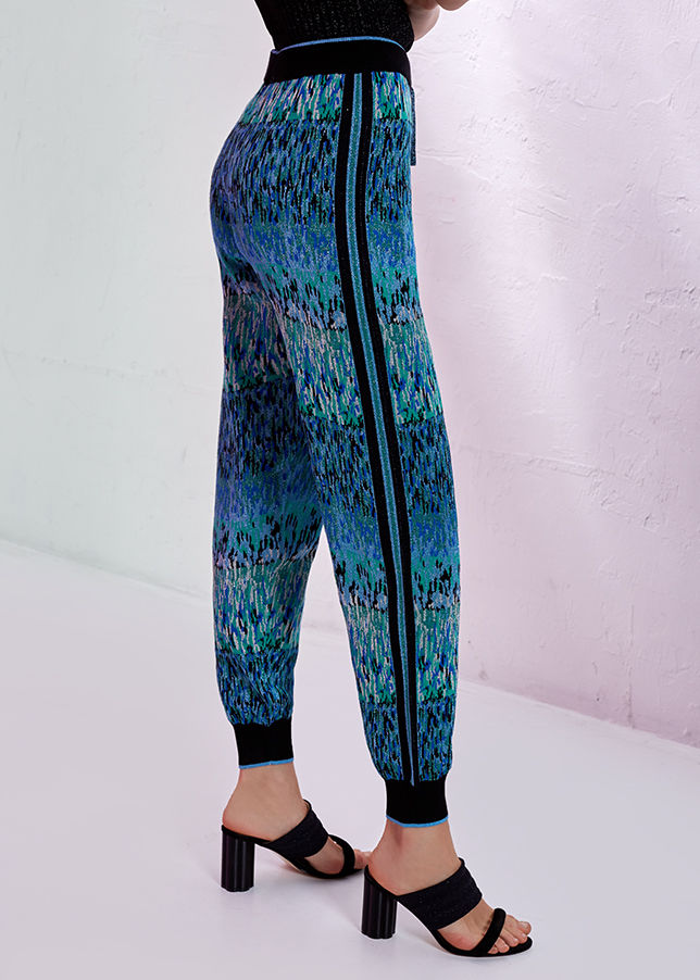 Desenli Joggıng Triko Pantolon · 4