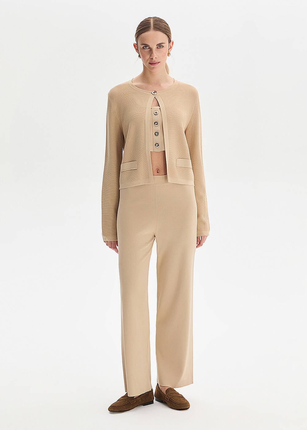 Desert Regular Fıt Knıt Jacket - 2