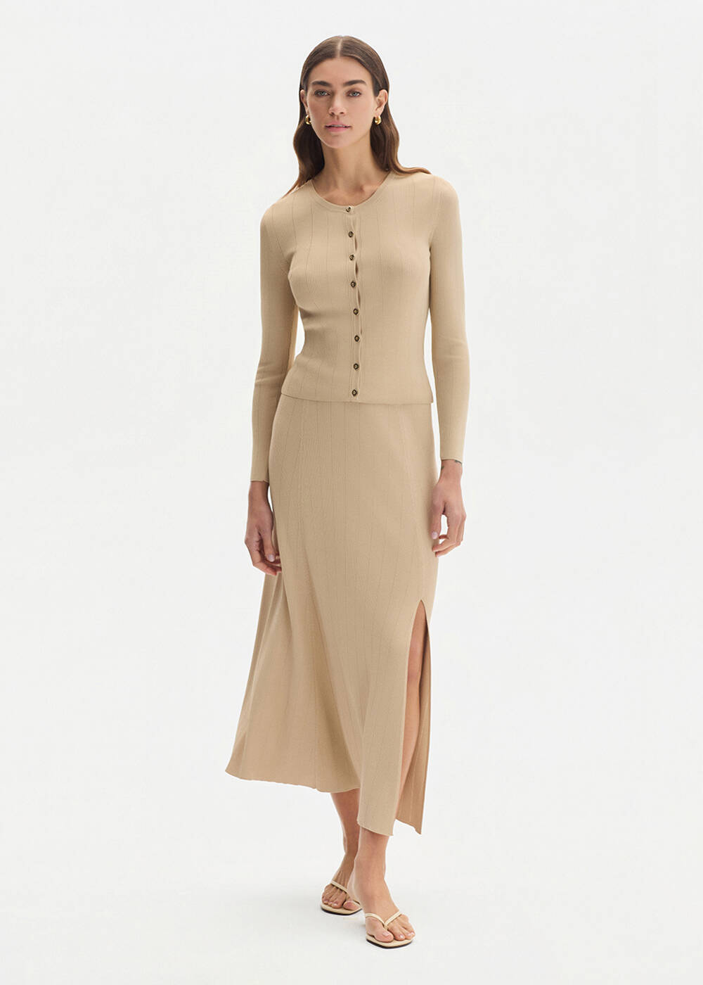DESERT SLIM FIT KNIT CARDIGAN - 2