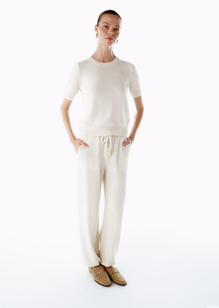 ECRU CASHMERE KNIT TOP - KNITSS (1)