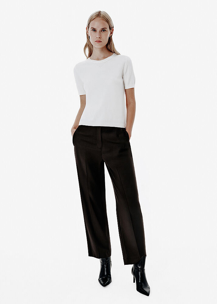 Ecru Lounge Knit Top - KNITSS (1)