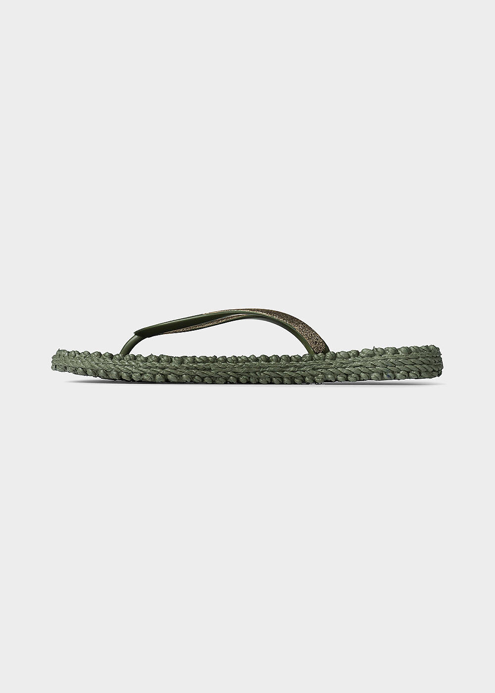 Green Glitter Flip Flops | ILSE JACOBSEN - 1