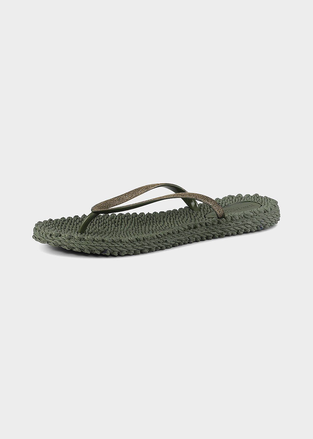 Green Glitter Flip Flops | ILSE JACOBSEN - 2