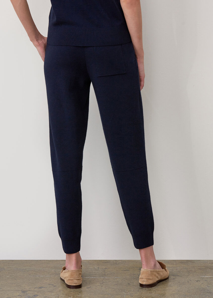 İtalyan İplik Triko Lacivert Jogging Pantolon · 3