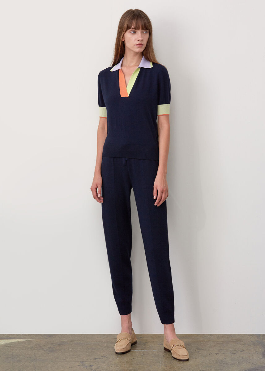 İtalyan İplik Triko Lacivert Jogging Pantolon · 5