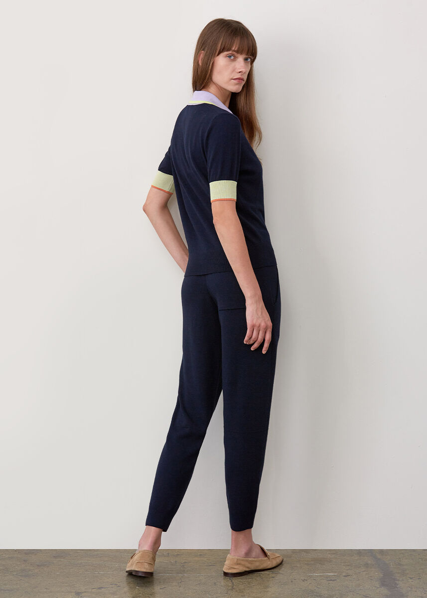 İtalyan İplik Triko Lacivert Jogging Pantolon · 7