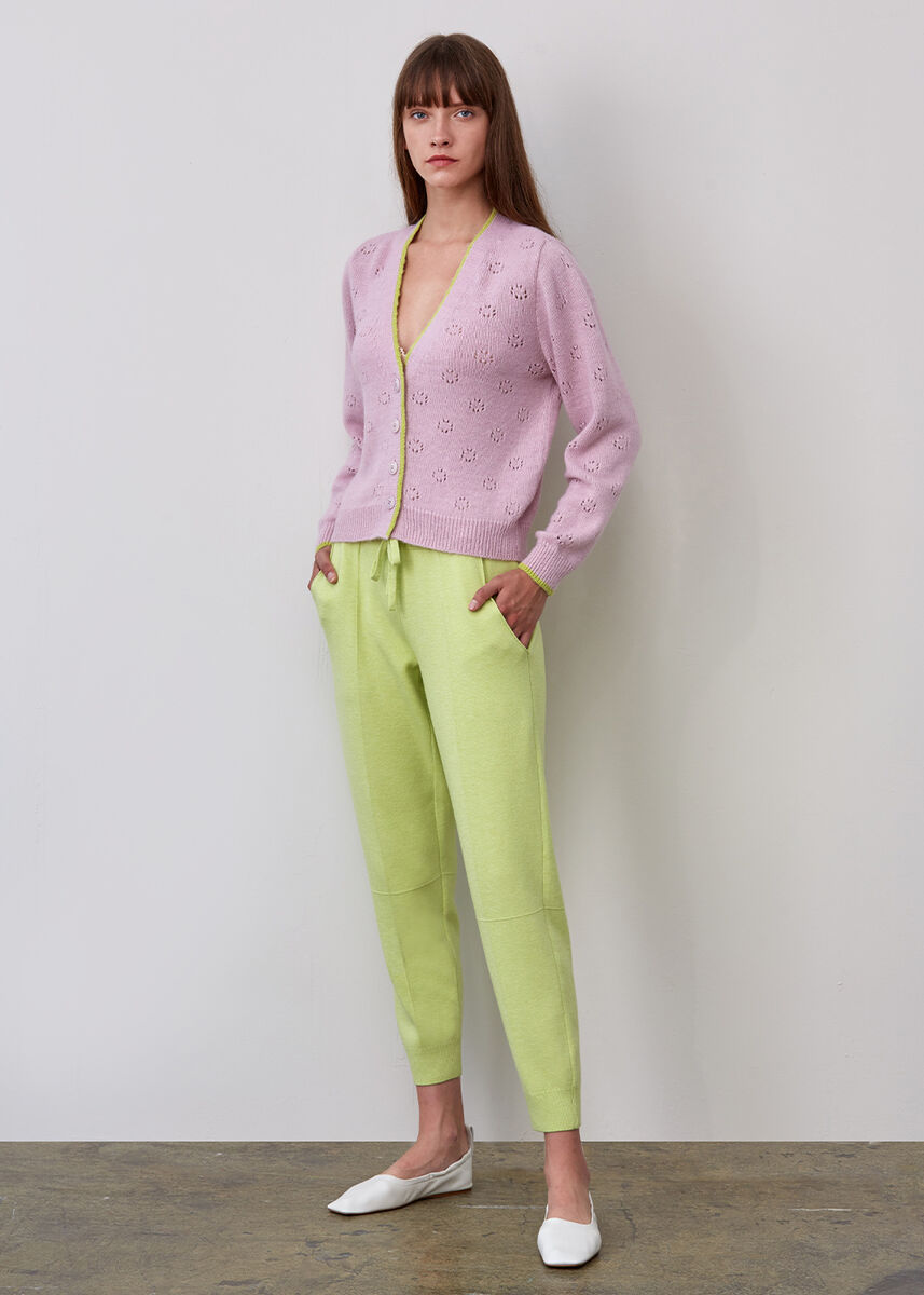 İtalyan İplik Triko Yeşil Jogging Pantolon · 5