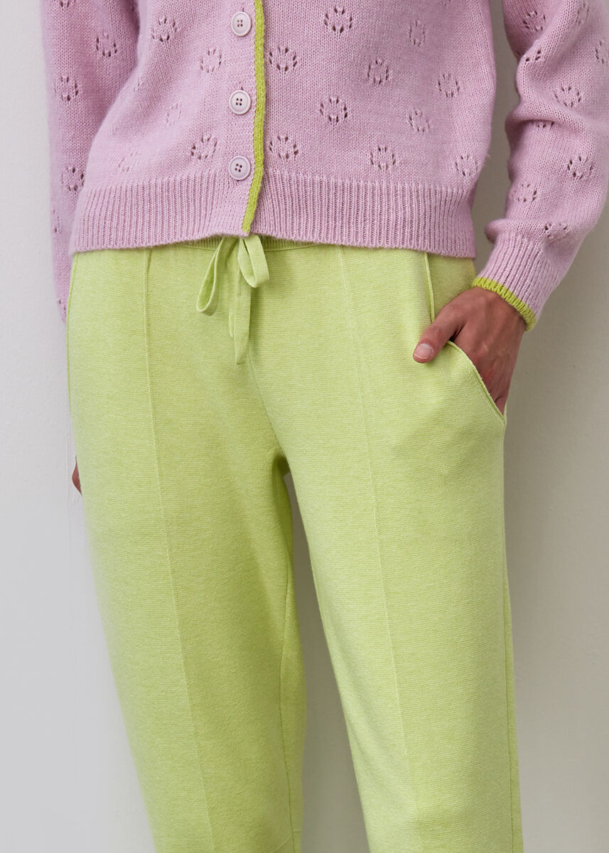 İtalyan İplik Triko Yeşil Jogging Pantolon · 6