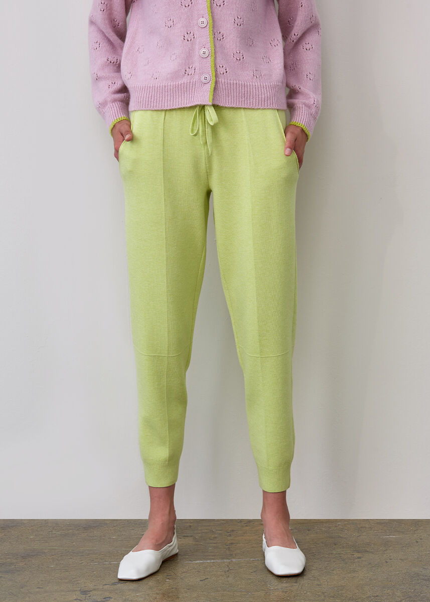 İtalyan İplik Triko Yeşil Jogging Pantolon · 7