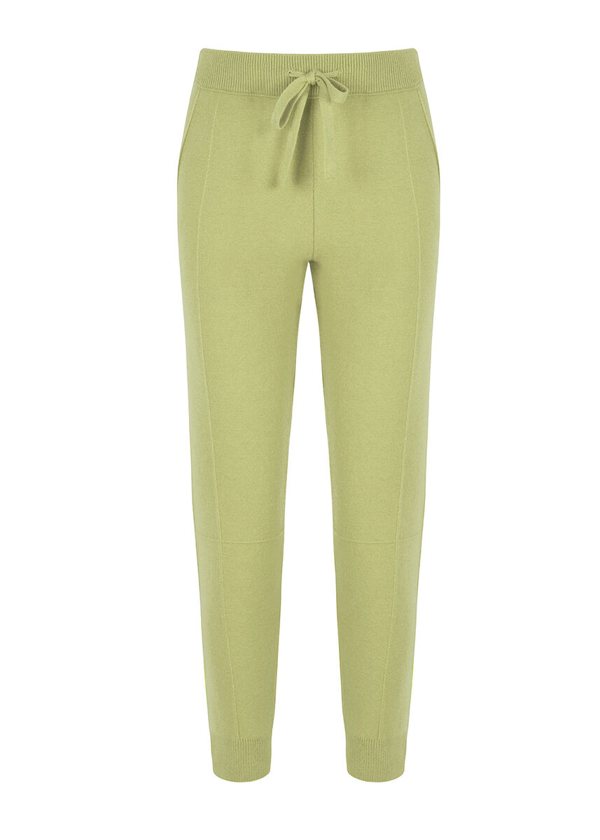 İtalyan İplik Triko Yeşil Jogging Pantolon · 8