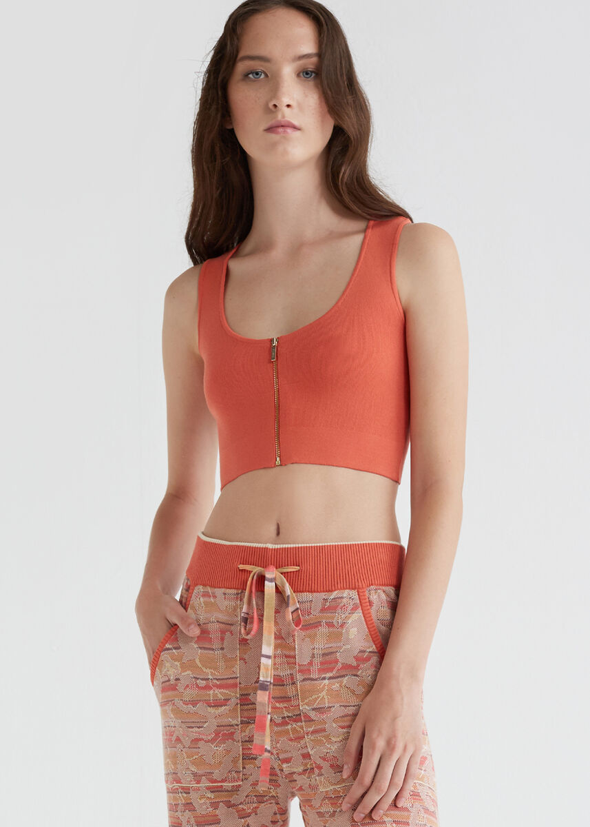 Jakarlı Mercan Rengi Triko Jogging Pantolon · 7
