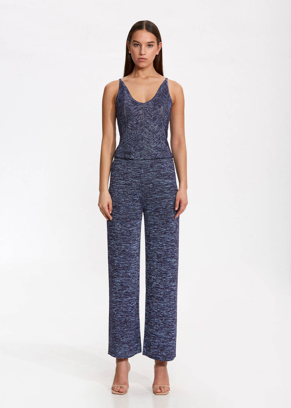 Loose Fit Ocean Knit Pants Knitss