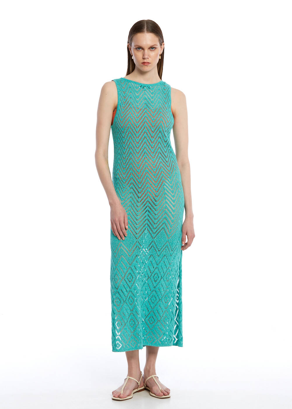 Mavi Beachwear Triko Elbise - 1