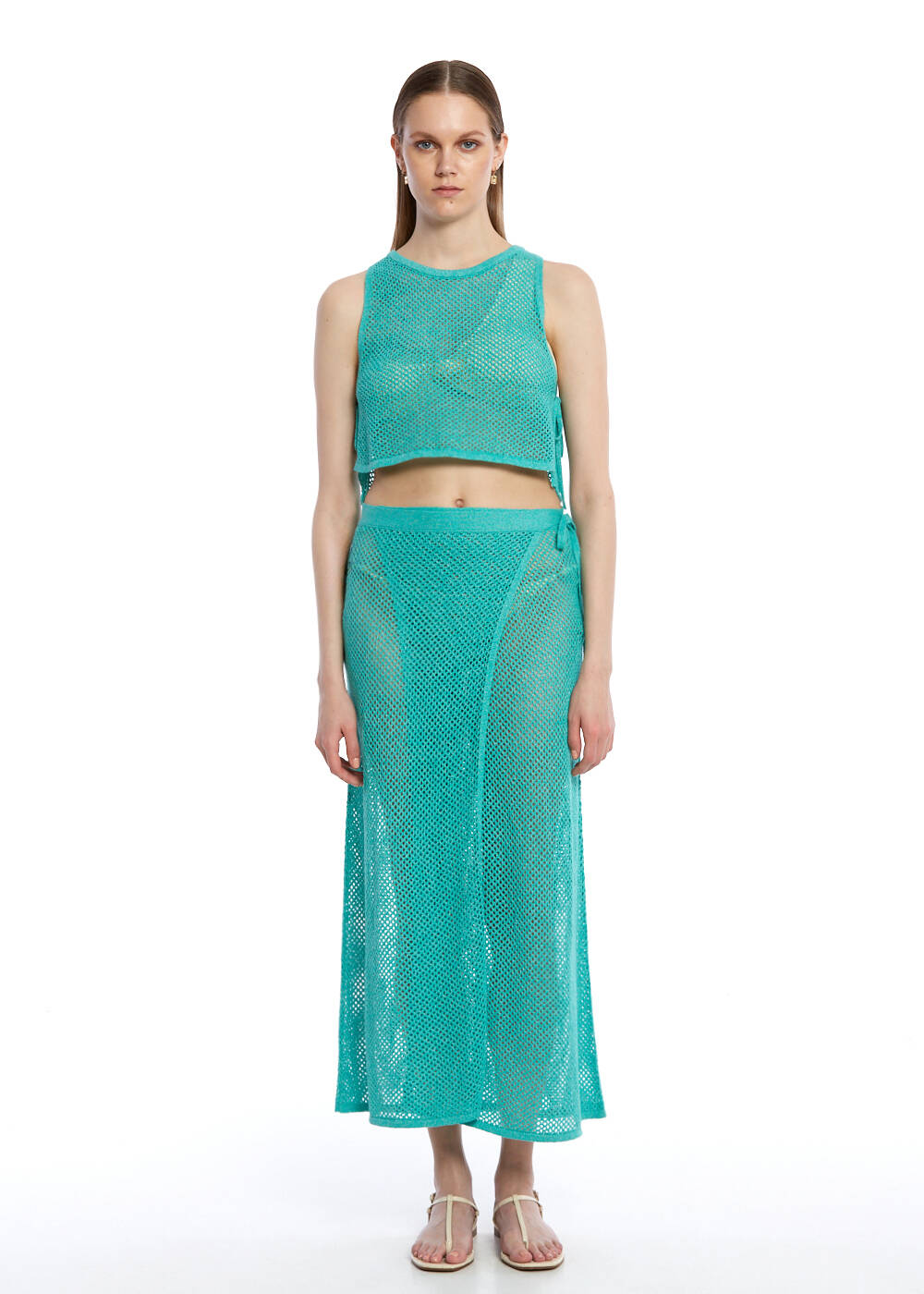 Mavi Beachwear Triko Etek - 2