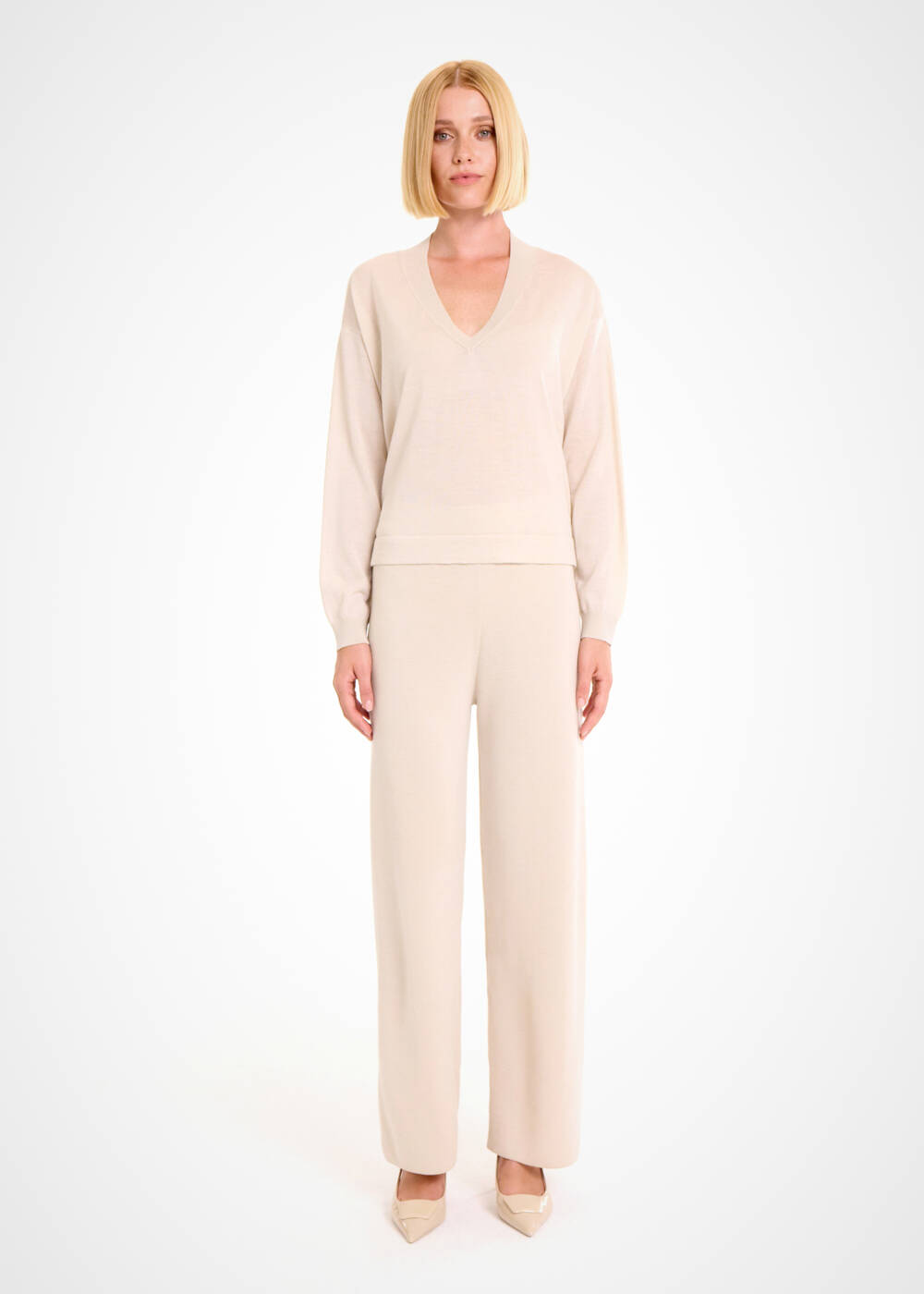 MERINO WOOL BLEND PANNA SWEATER - 2