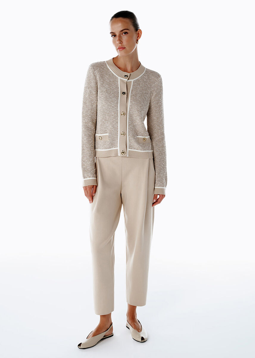 Naturel Muline Triko Ceket - KNITSS
