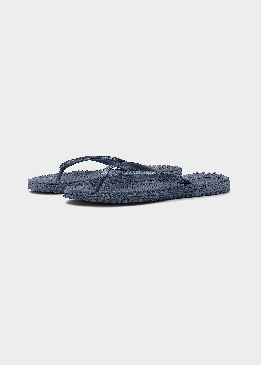 Navy Blue Glitter Flip Flops | ILSE JACOBSEN - 2
