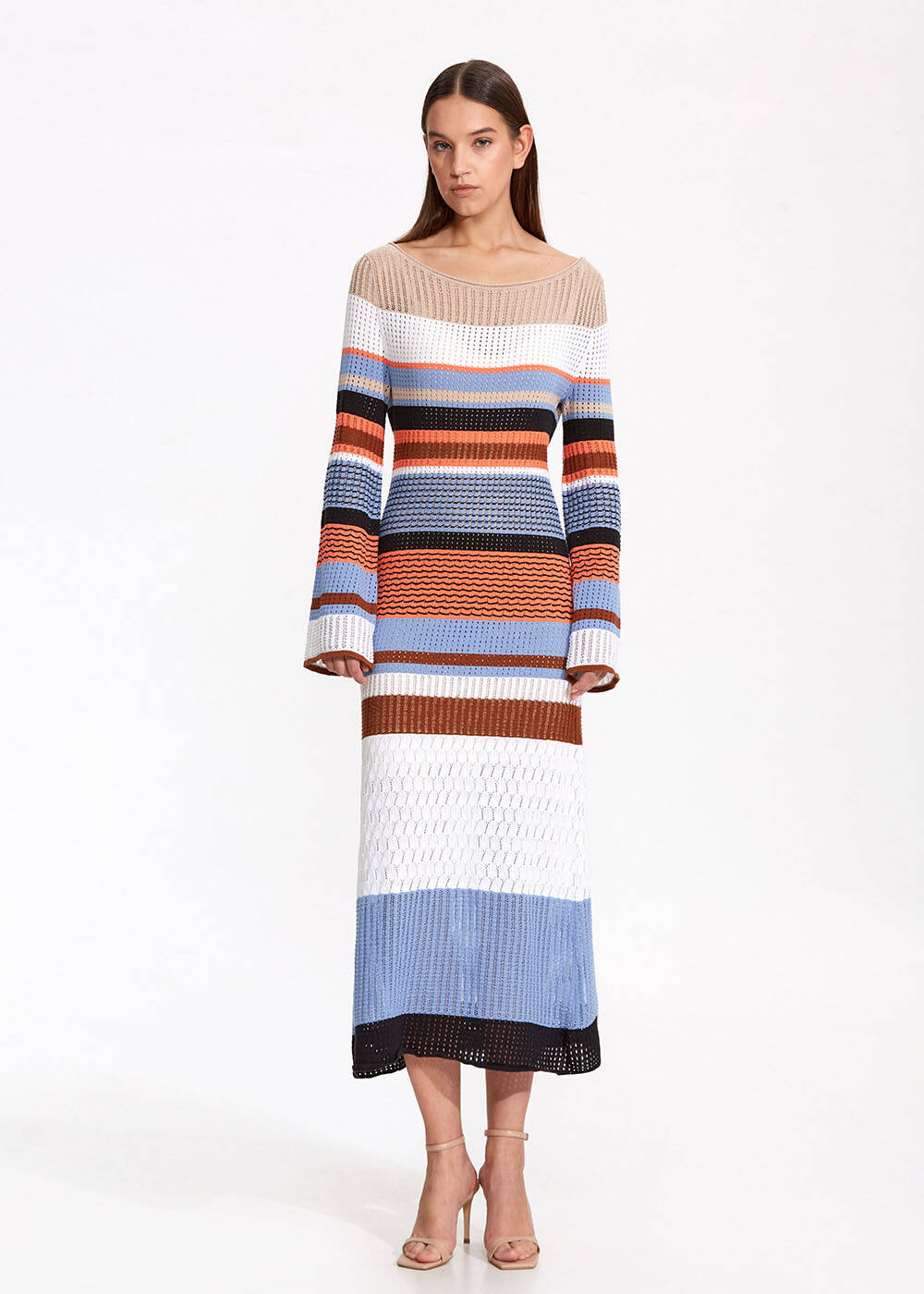 ORGANIC COTTON LINEN KNIT DRESS - 1