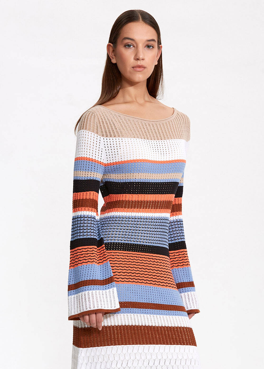 ORGANIC COTTON LINEN KNIT DRESS - 2