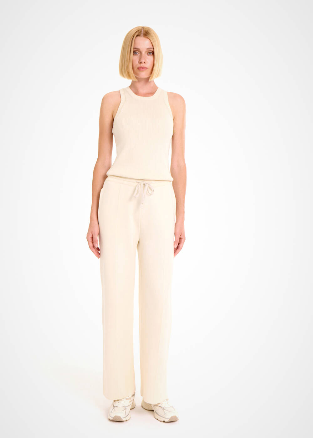ORGANIC COTTON PANNA LOUNGEWEAR KNIT PANTS - 2