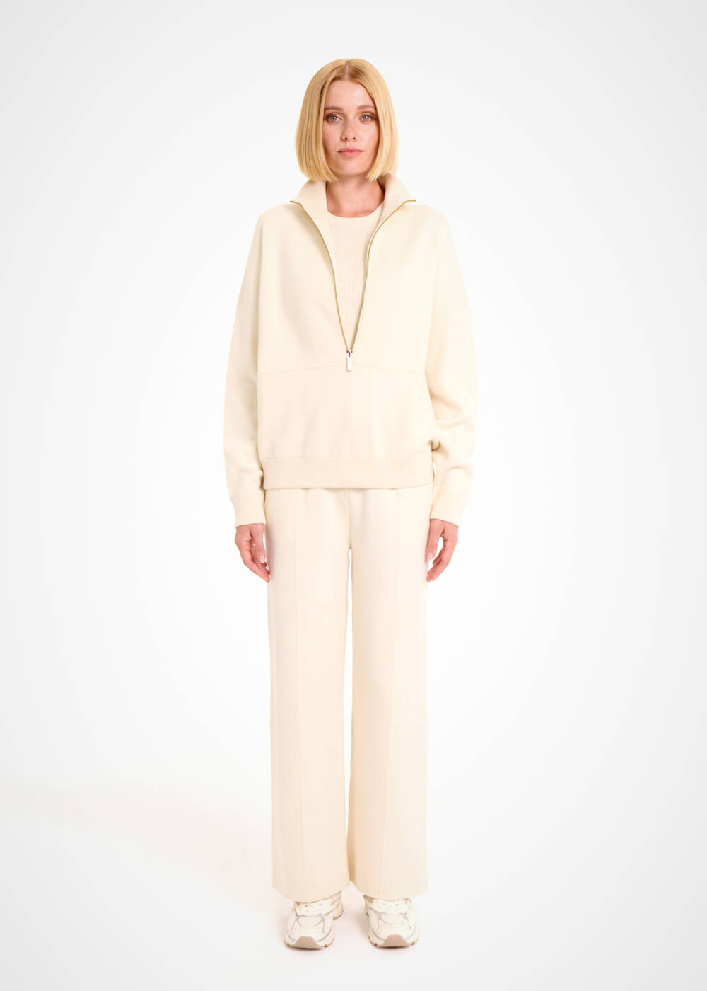 ORGANIC COTTON PANNA LOUNGEWEAR SWEATER - 2