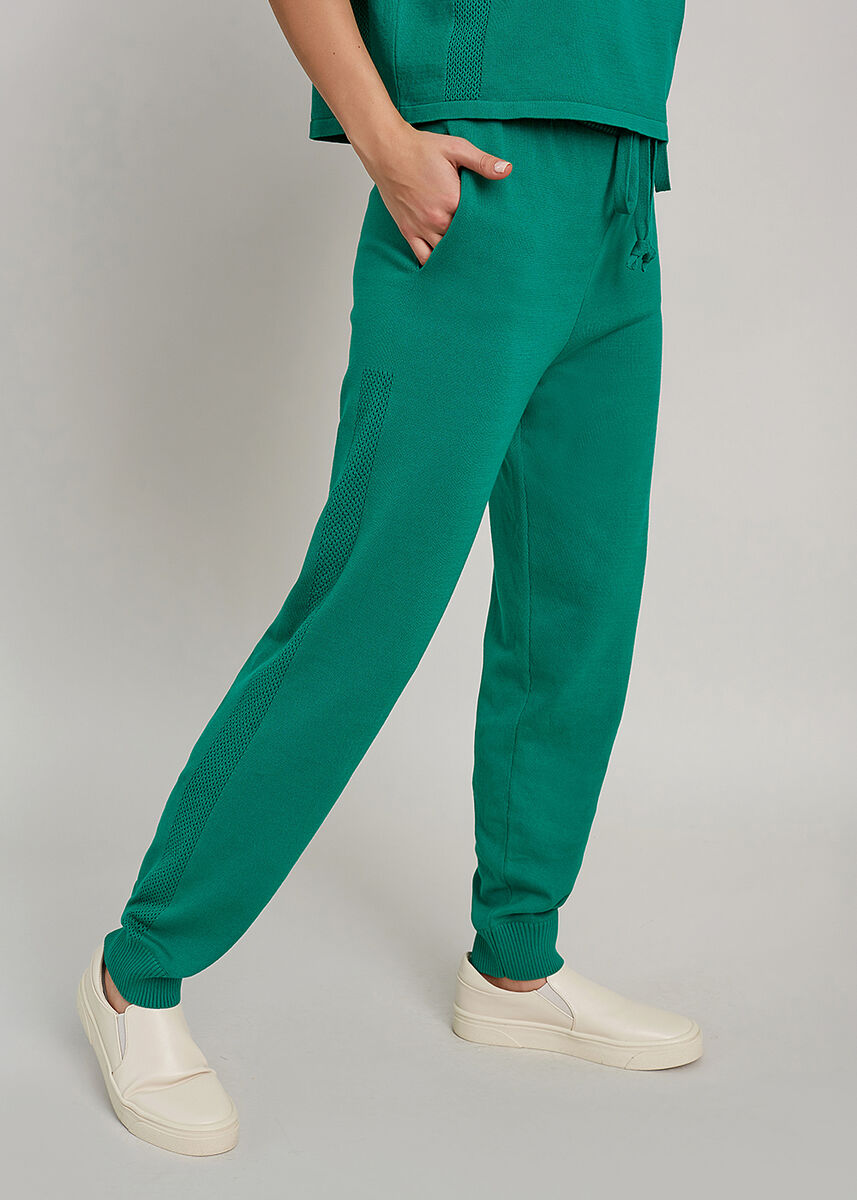 Organik Pamuk Yeşil Triko Jogging Pantolon · 3
