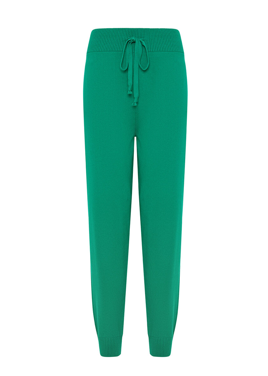 Organik Pamuk Yeşil Triko Jogging Pantolon · 8