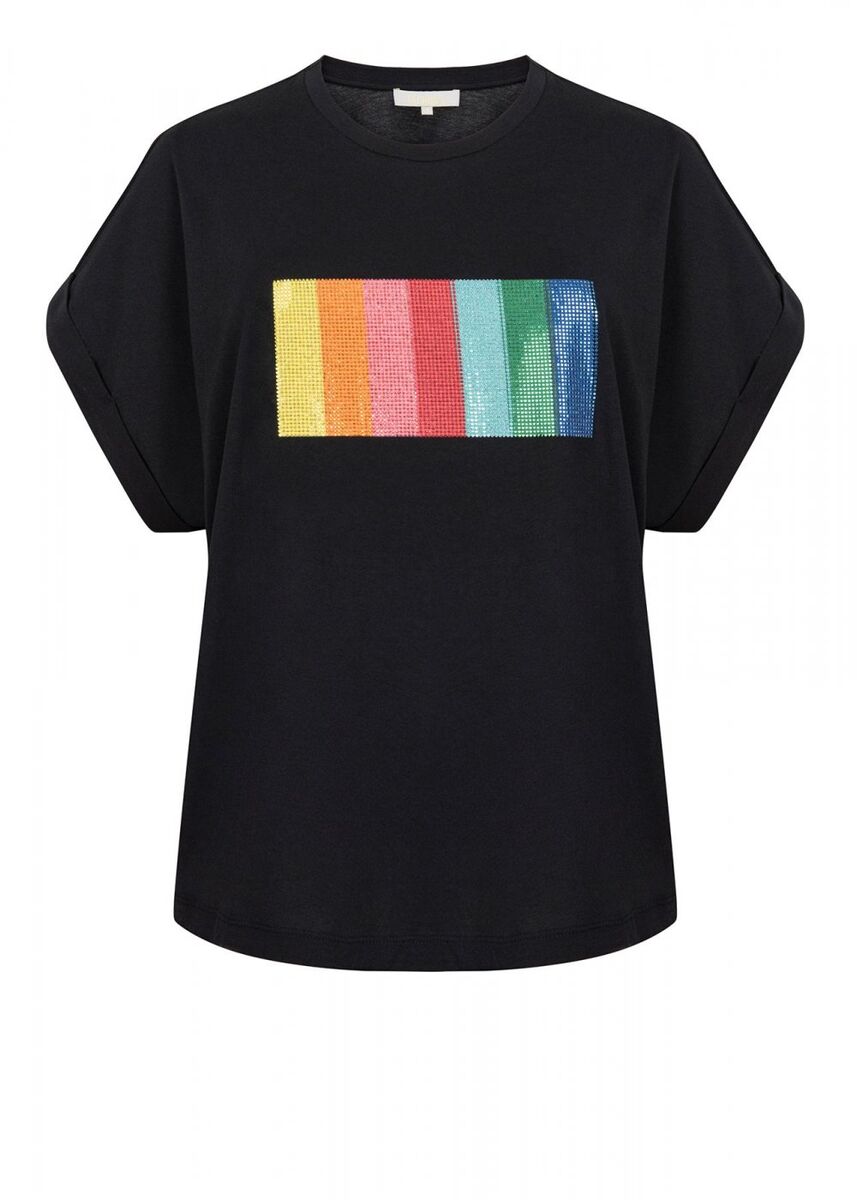 Pamuk Bisiklet Yaka Siyah T-Shirt · 6