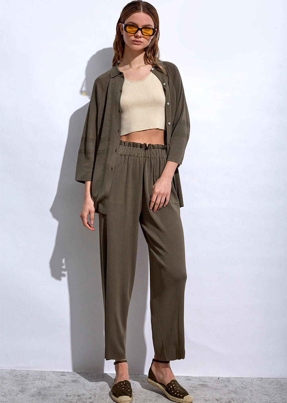 Paperbag Rosemary Knıt Pants - 1