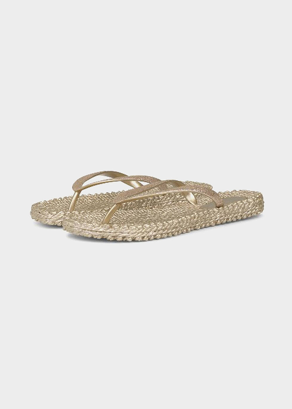 Platinum Glitter Flip Flops | ILSE JACOBSEN - 2