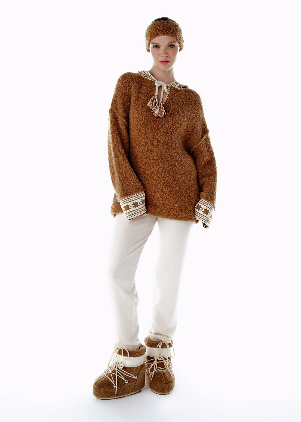 PLUSH-LINED CAMEL - MOON BOOT - 1